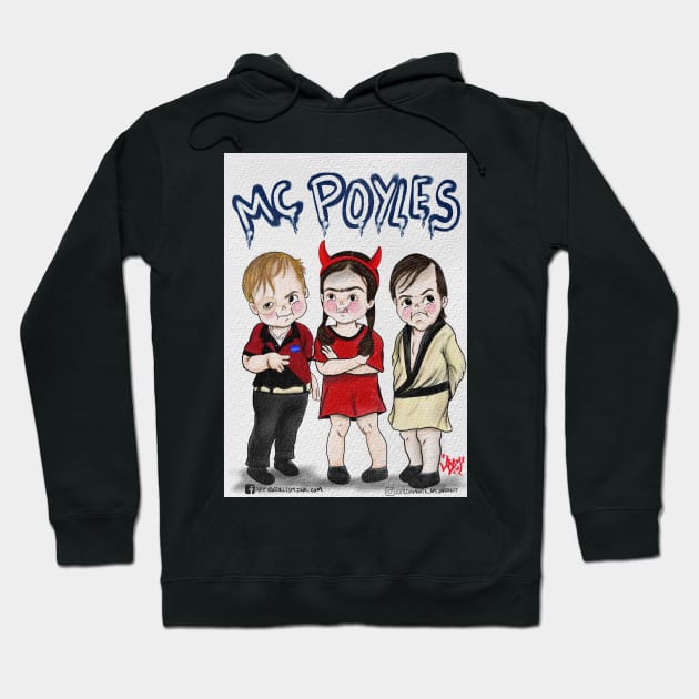 McPoyles Kewpie Hoodie by Art Vandalism Ink